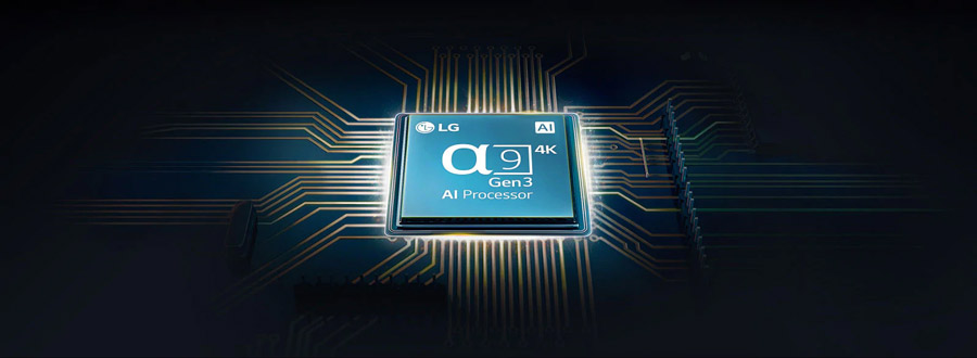 پردازنده آلفا 9 نسل سوم تلویزیون های LG